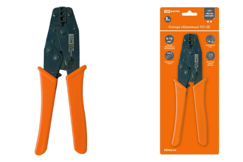 Клещи обжимные КО-6Е 6-16мм ТДМ                                        