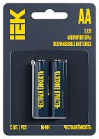 Аккумулятор GREEN Ni-MH AA 2700мАч (2шт/блистер) IEK          