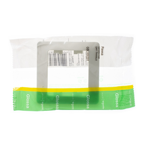 Рамка GLOSSA 1м бежевый (упак-45шт) SchE                                         фото 2                    