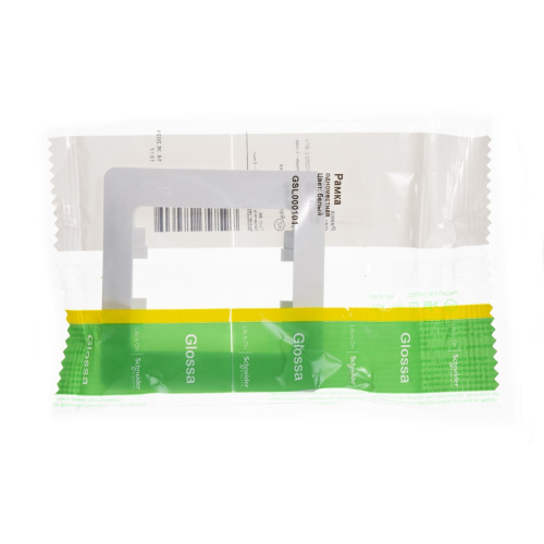 Рамка GLOSSA 1м белый (упак-45шт) SchE                                         фото 5                    