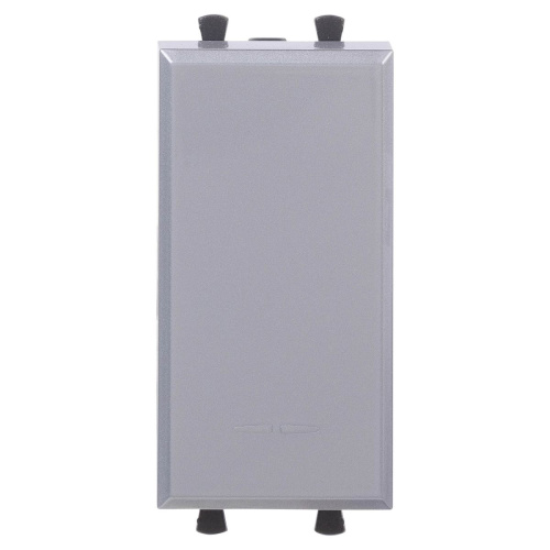 Выключатель модульный "Avanti", "Закаленная сталь", 1 модуль                                        