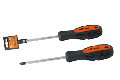 Отвертка крестовая двухкомпонентная, CR-V тип PH2x150, серия "Алмаз" ТДМ                                        