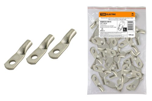 Наконечник медный луженый ТМЛ 2,5-4-2,6 ГОСТ 7386-80 ТДМ                                        