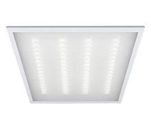 Светильник светодиодный 36Вт 595х595х19 6500К  призма (с драйвером) Jazzway          