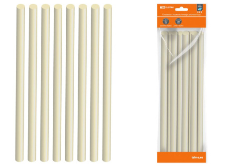 Клеевые стержни универсальные, 11,3 мм x 300 мм, 8 шт, "Алмаз" ТДМ                                        