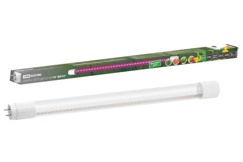 Лампа светодиодная T8-9 Вт-230 В-G13 "ФИТО" 600 мм ТДМ                                        